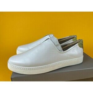 Franco Sarto Avant Slip On Shoes Womens 9.5 M White Leather Casual Sneakers NWB